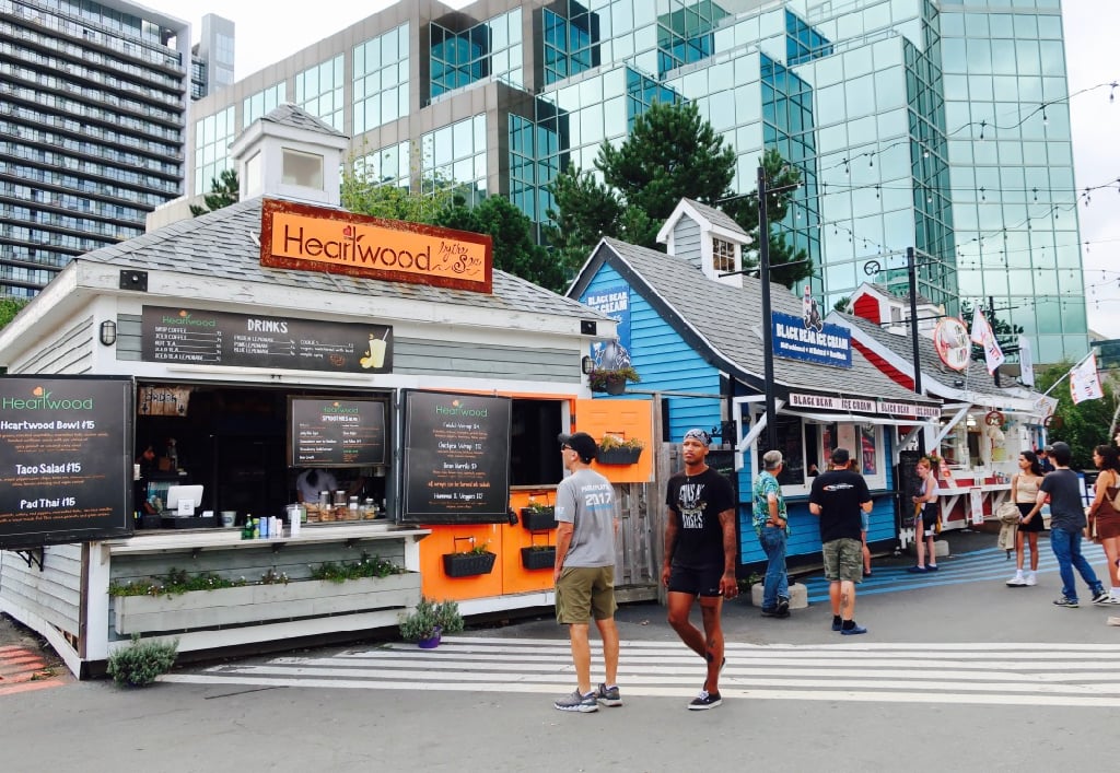 Food Stalls on Halifax NS Waterfront 