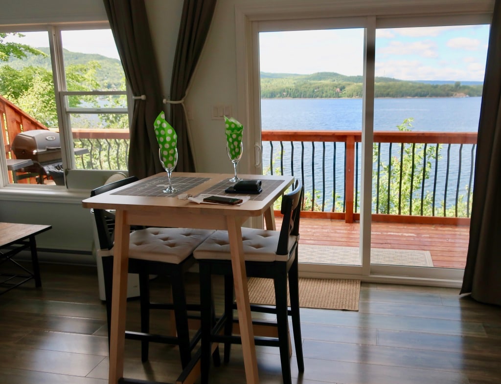 Knotty Pine Cabin interior Ingonish NS