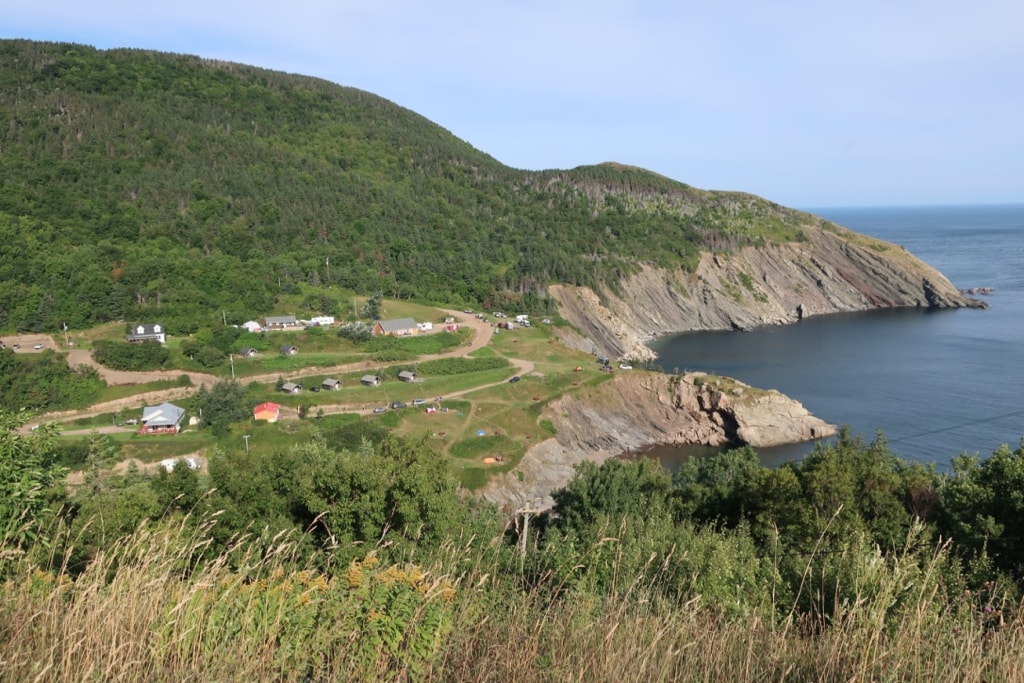 Meat Cove Road overlook Cape Breton NS