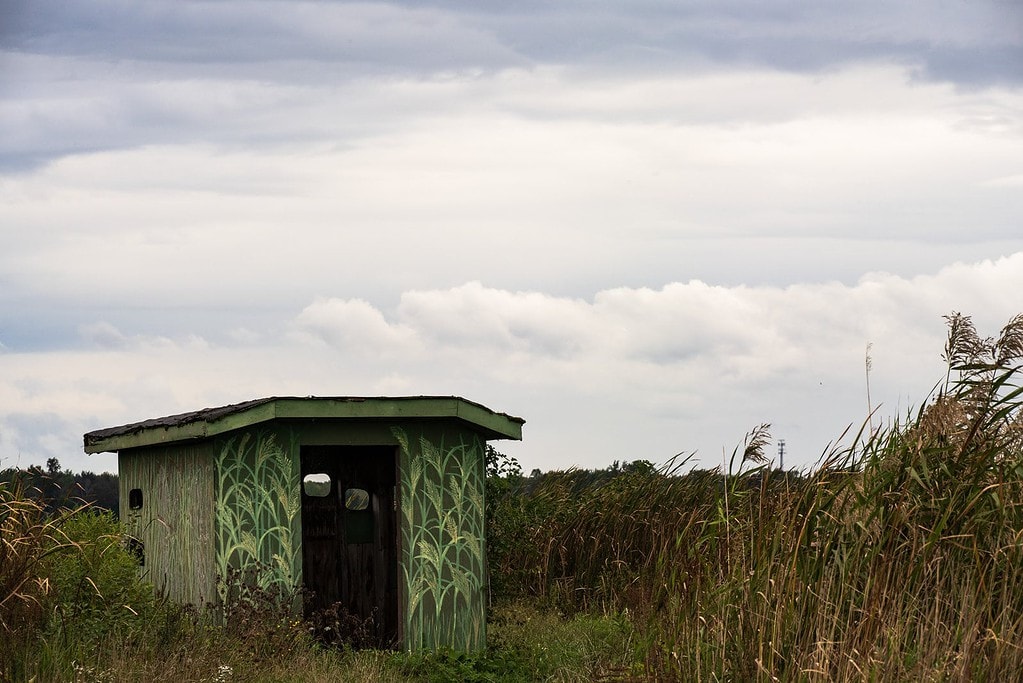 Blind at Montezuma National Wildlife Refuge