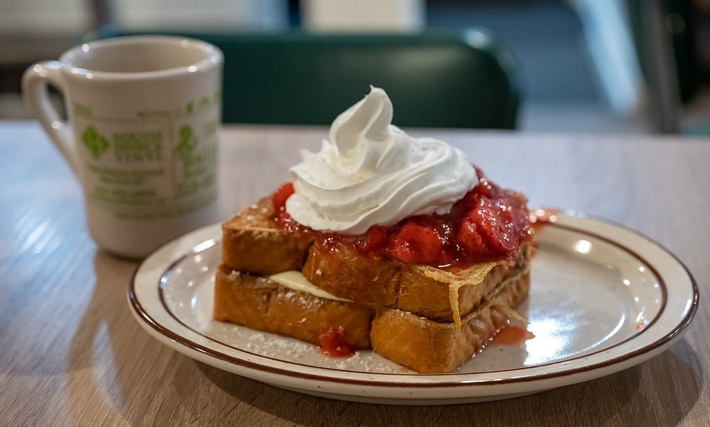 Stuffed French Toast at The Green Apple