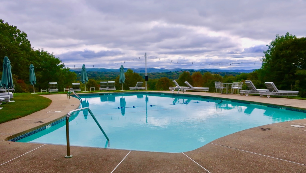 Apple Tree Inn pool overlooking mountains Lenox MA