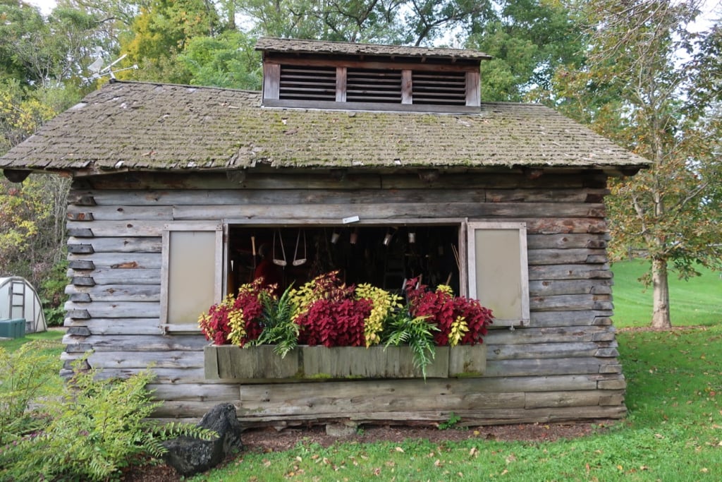 Flower box at Berkshire Botanical Gardens Stockbridge MA