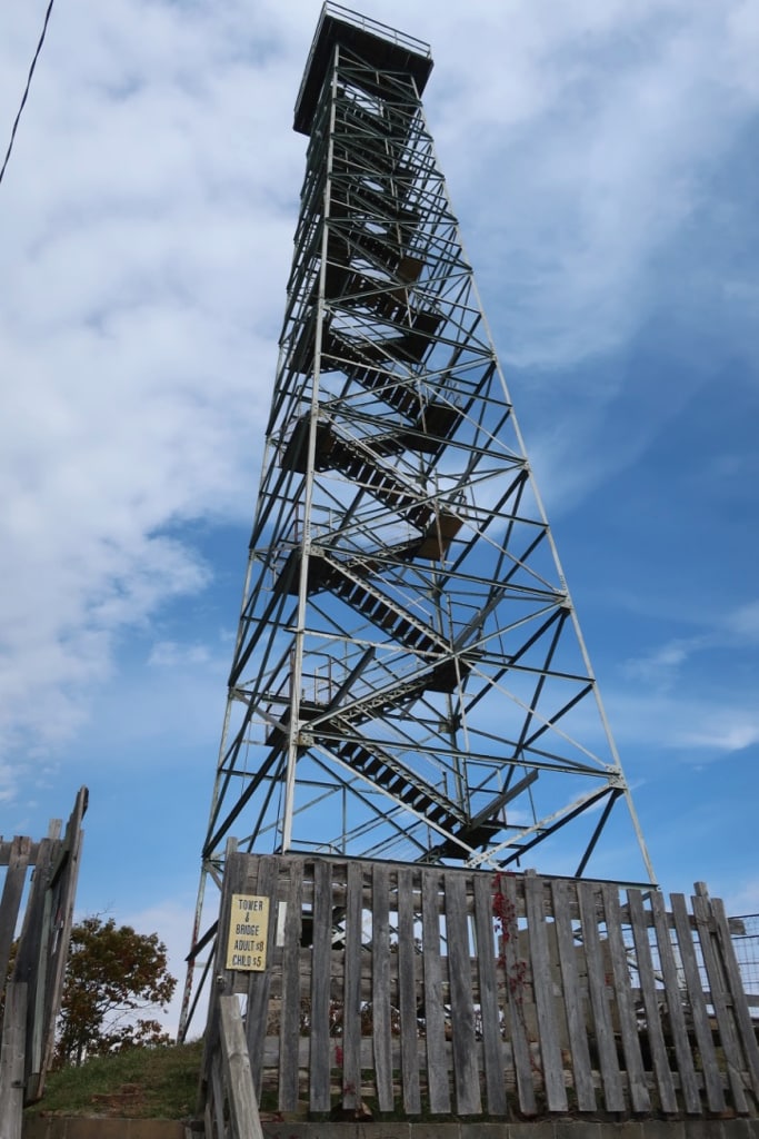 100 foot Walker Lookout Tower in Wytheville VA