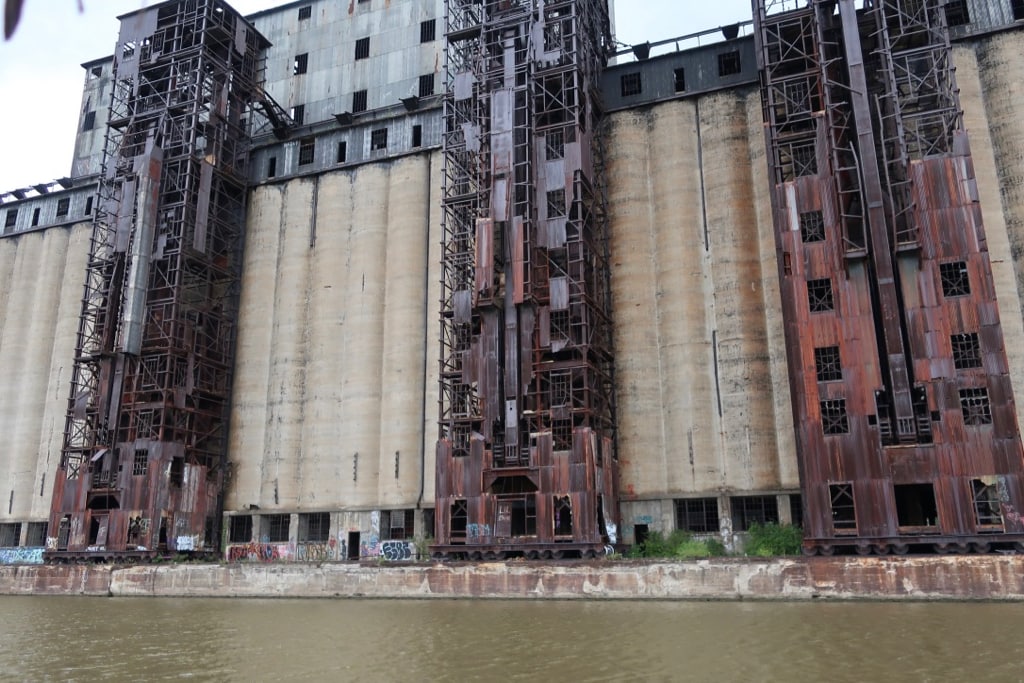 Grain elevators and silos relics of Buffalo NY's industrial past