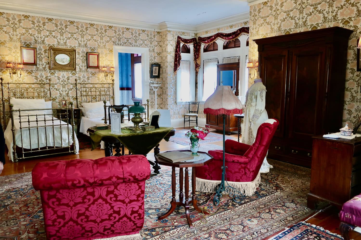 Sarah Morgan room at Ventforth Hall Lenox MA