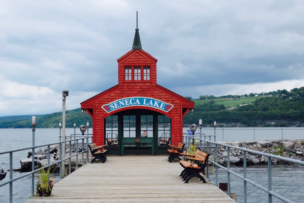 Seneca Lake Pier in Watkins Glen NY