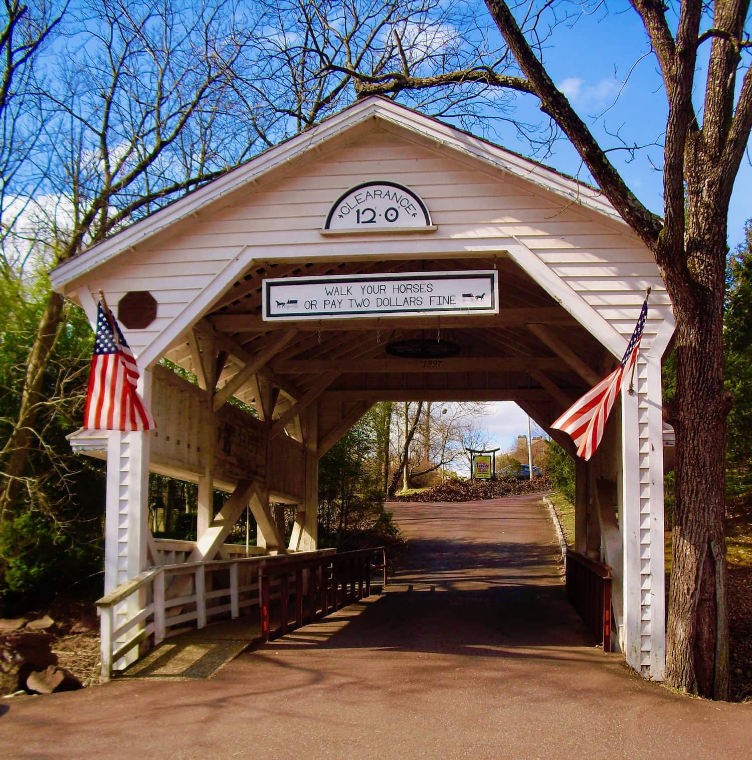 Covered Bridge Perkiomen Trail PA