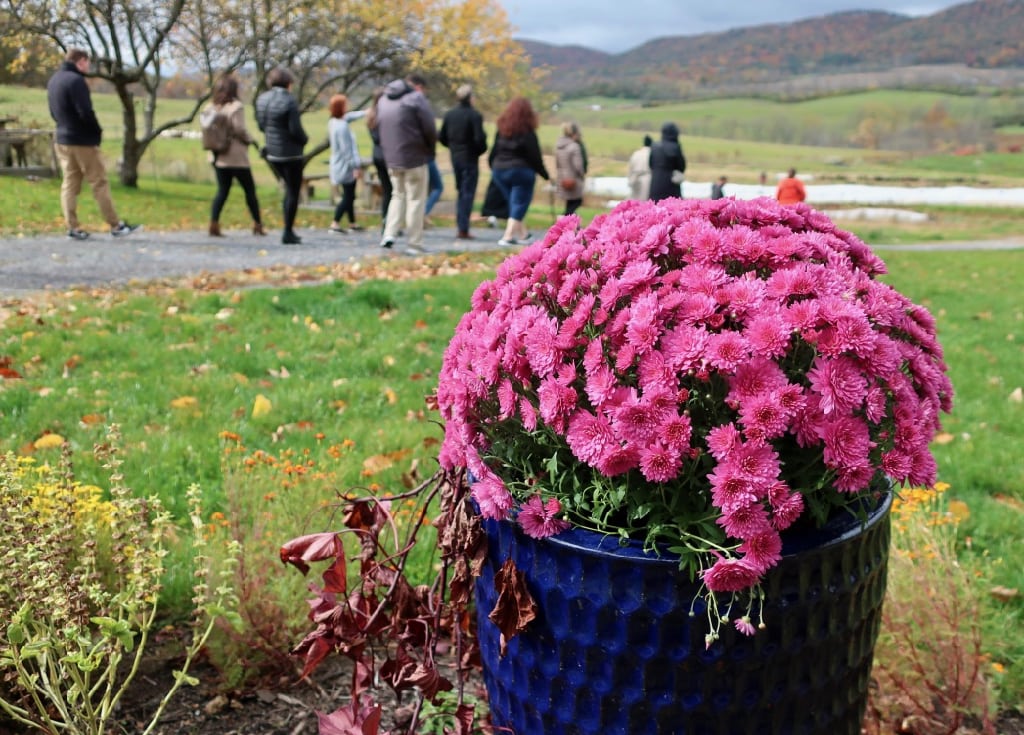 Tour of farm at RE Cafe Windswept Farm State College PA