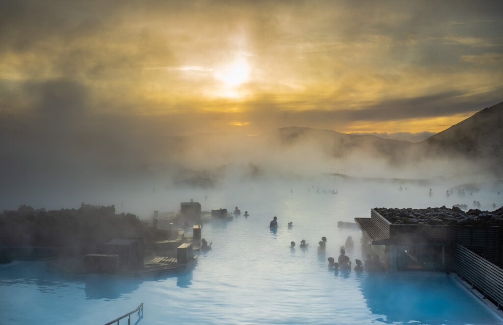 Blue Lagoon at sunrise