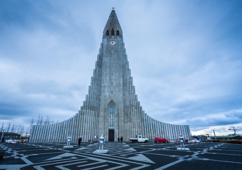 Front entrance of Hallgrimskirkja Church