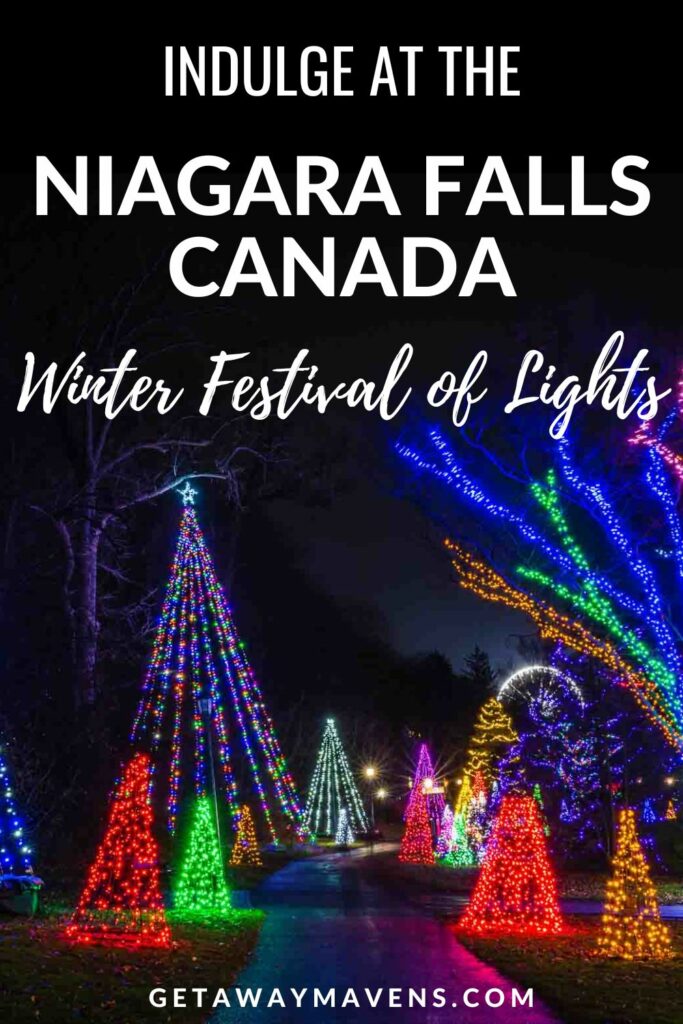 Niagara Falls Canada Winter pin