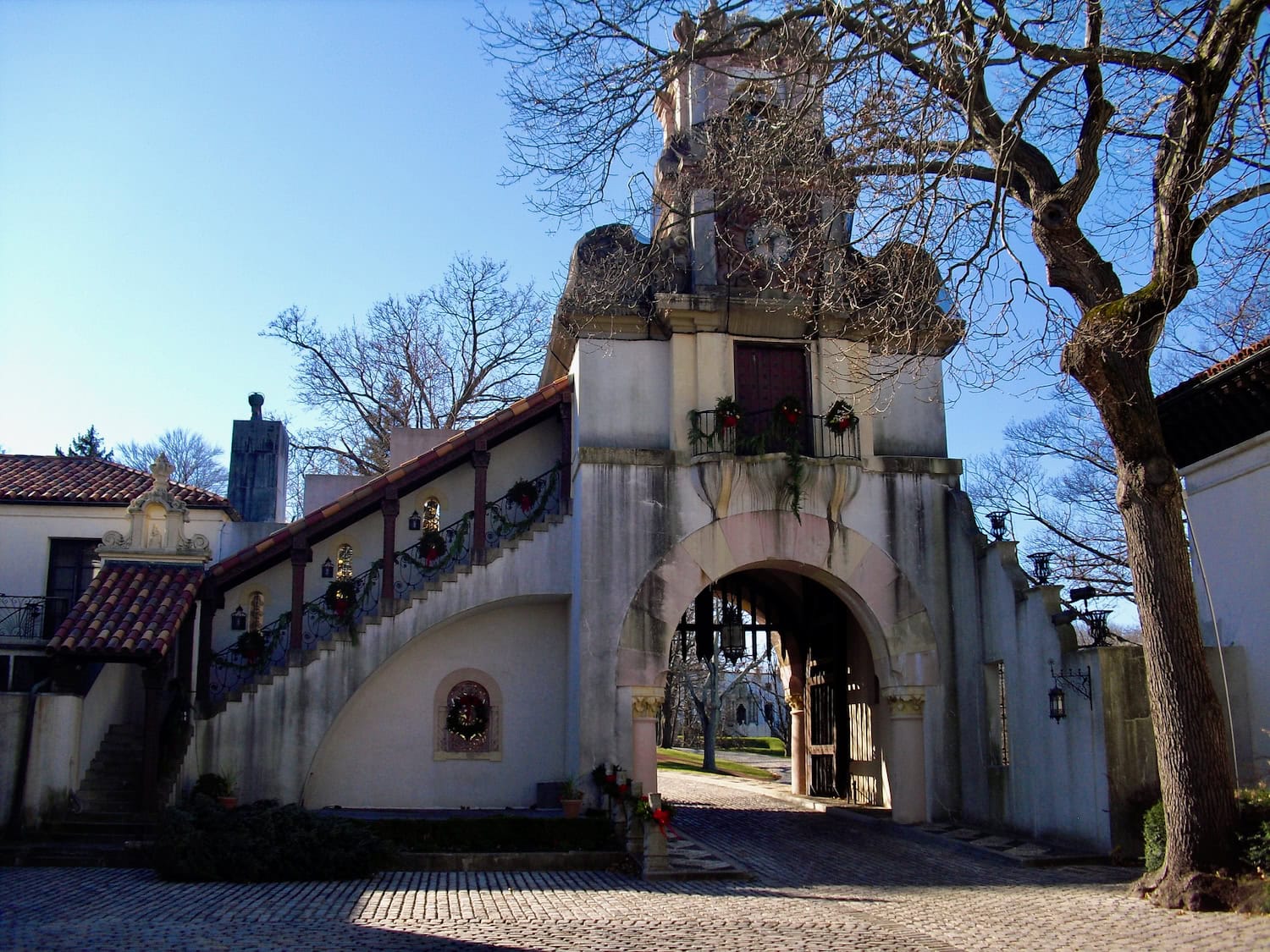 Vanderbilt Mansion and Museum exterior, Centerport NY on Long Island
