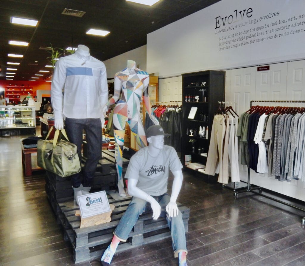 Evolve clothing store, Somerville NJ
