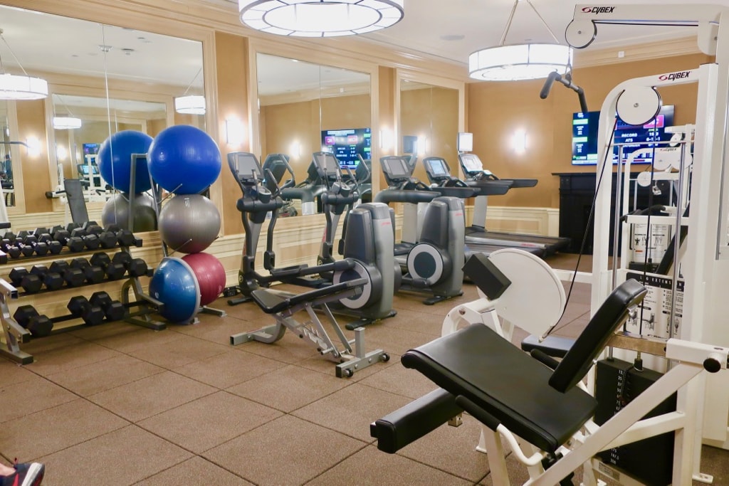 Gym room at The Algonquin Hotel New York