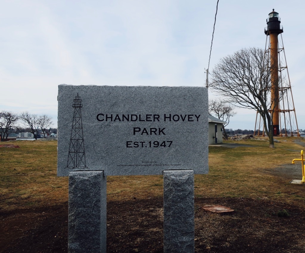 Chandler Hovey Park with Marblehead Lighthouse 