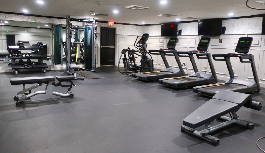 Fitness Room at Arcadian Hotel Brookline MA