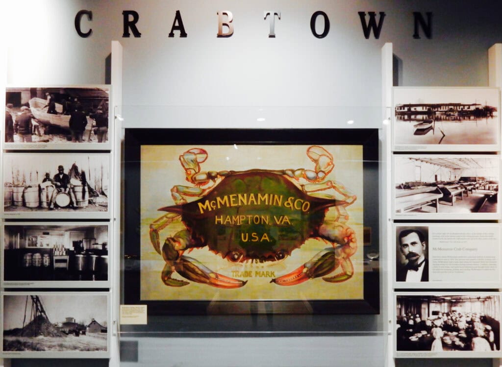 Crabtown exhibit at Hampton VA History Museum