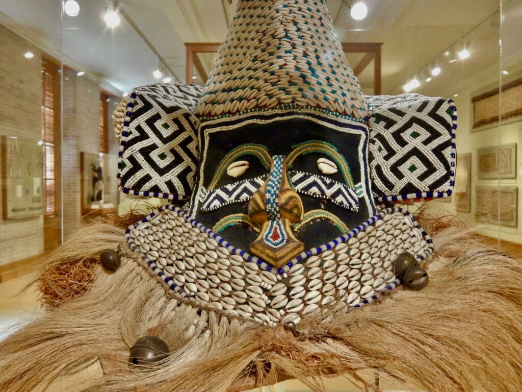 Kuba Mask at Hampton University Museum, Virignia