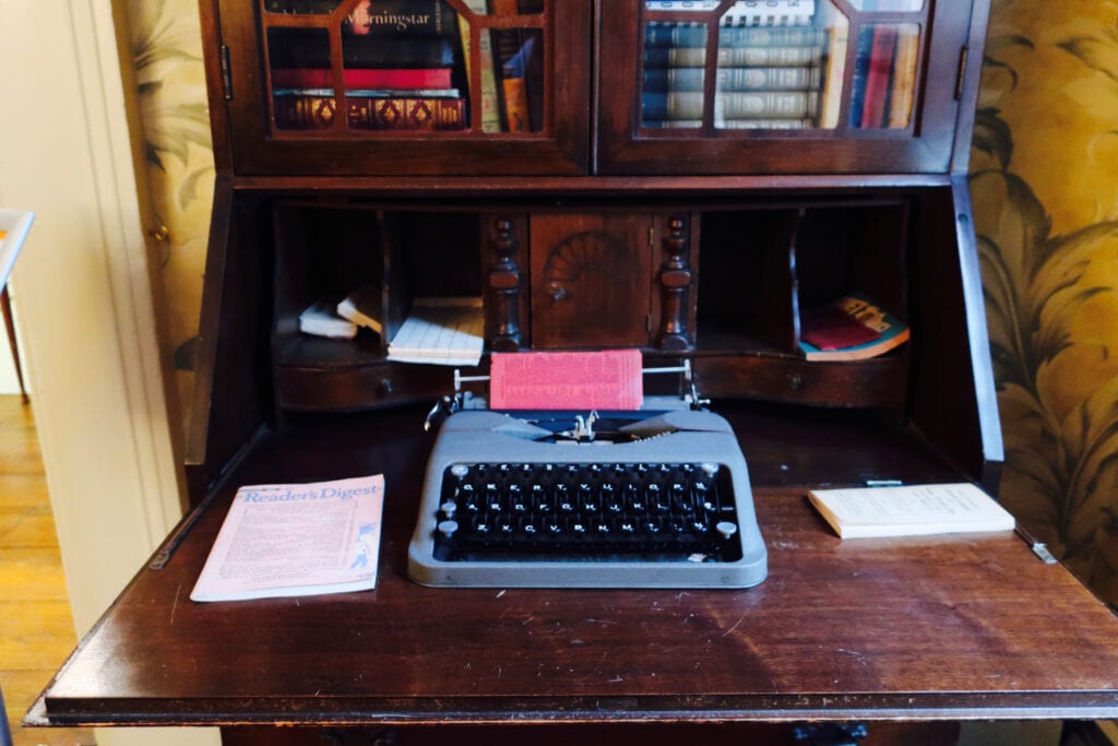Typewriter at Montclair History Center NJ