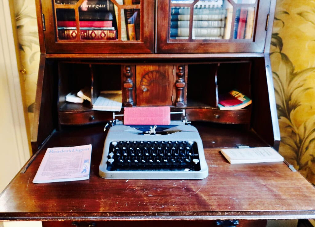 Typewriter at Club Room Montclair History Museum