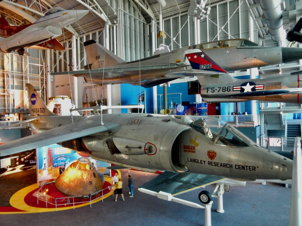 Langley Research airplanes at Virginia Air and Space Center Hampton VA
