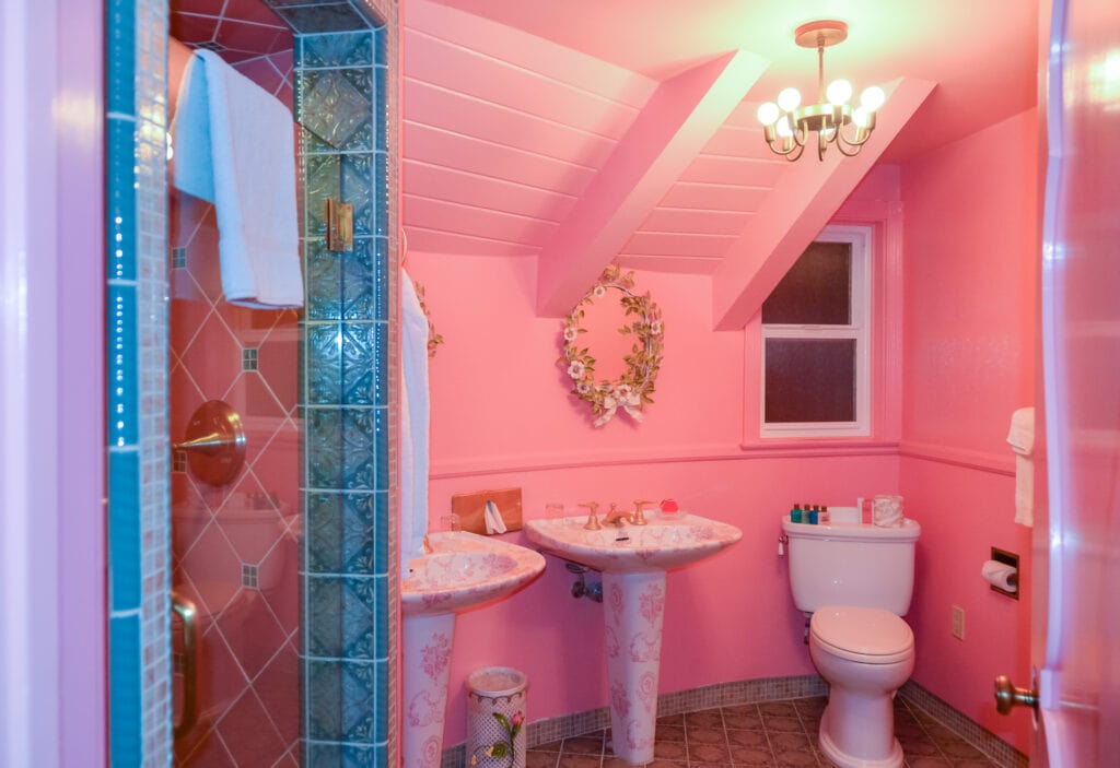 Madonna Inn Carin Room Bathroom