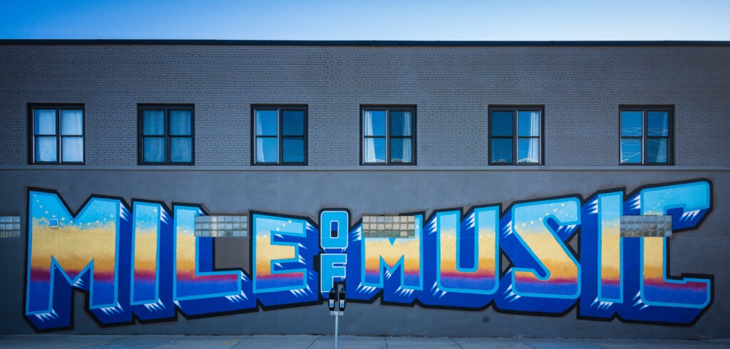 Mile of Music mural