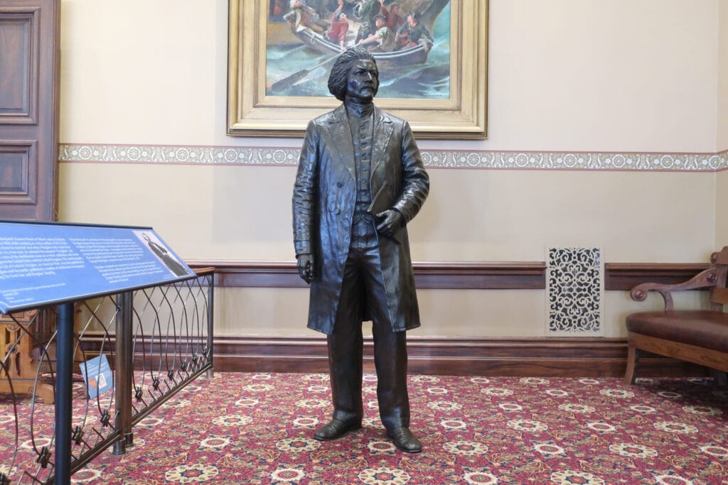 Statue of Frederick Douglas Maryland State House 