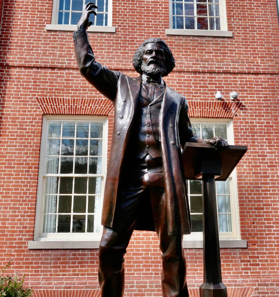 Statue of Frederick Douglass in Easton MD