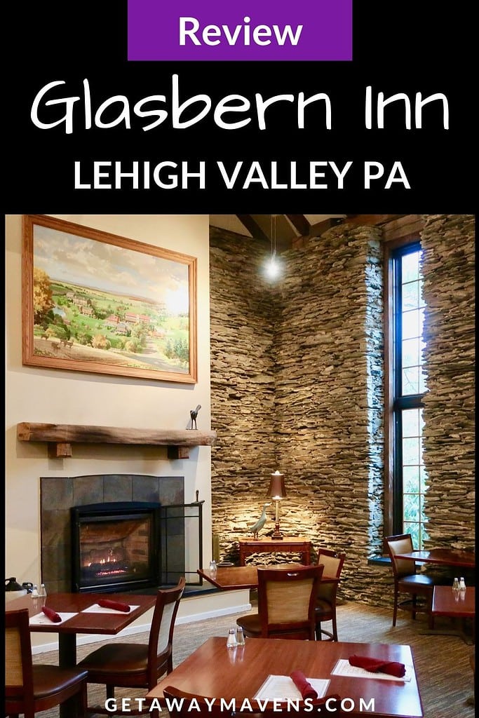 Glasbern Inn in Lehigh Valley PA review pin