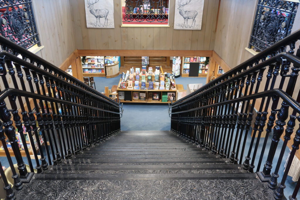 Northshire Bookstore iron staircase Manchester VT