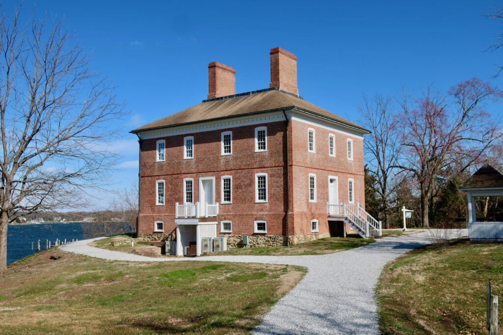1760 William Brown House and Tavern at Old London Town and Gardens MD