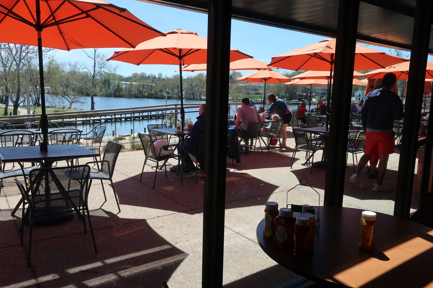 Brickhouse Cafe in Occoquan Regional Park VA with great water views