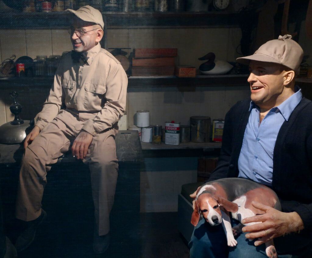 Life-like sculptures of decoy makers at Decoy Museum Havre de Grace MD