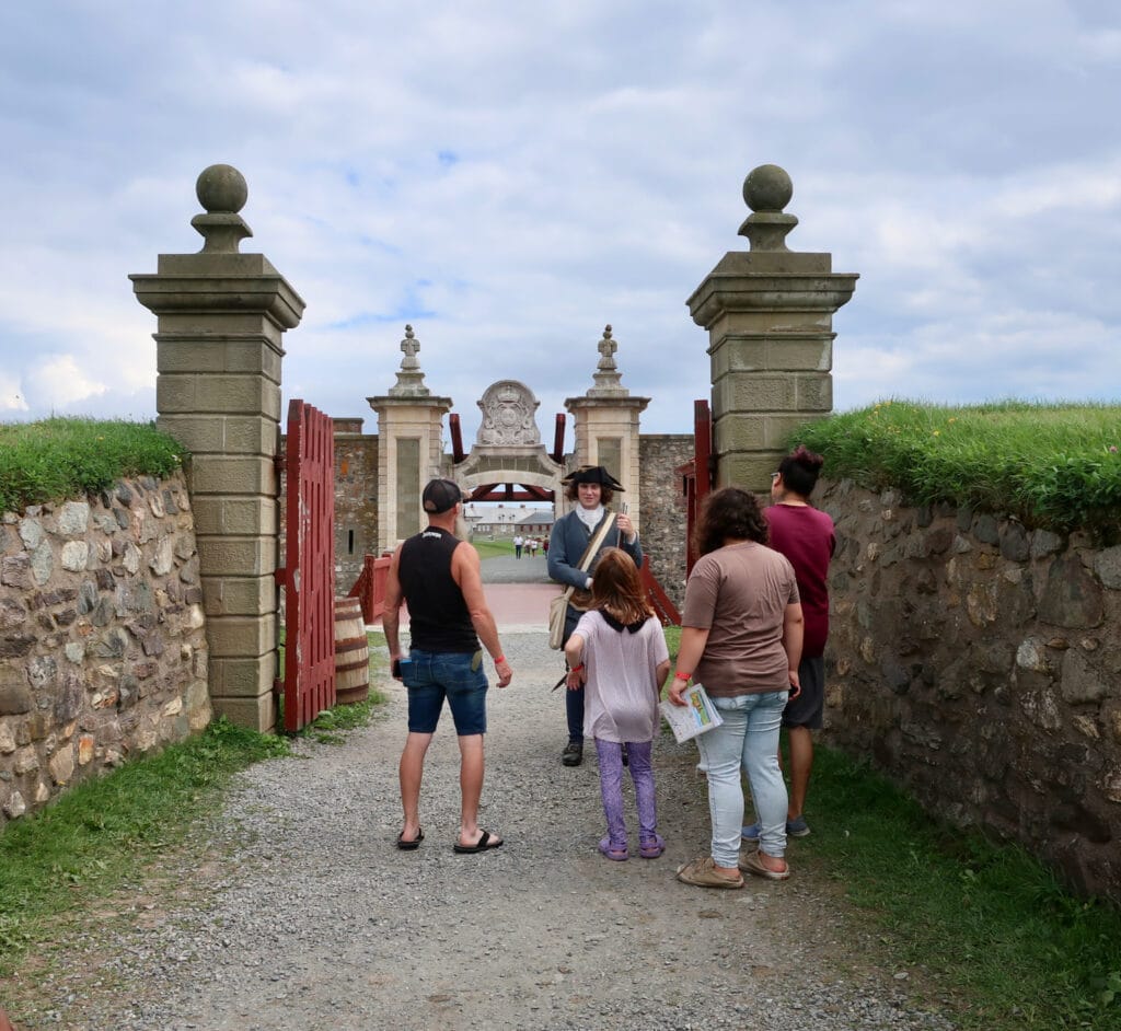 Entrance to Fortress Louisburg NS