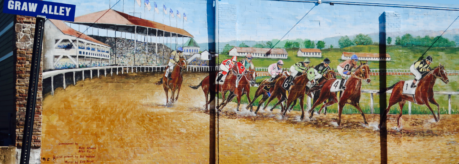 Graw Alley Dream Race Mural Havre de Grace MD