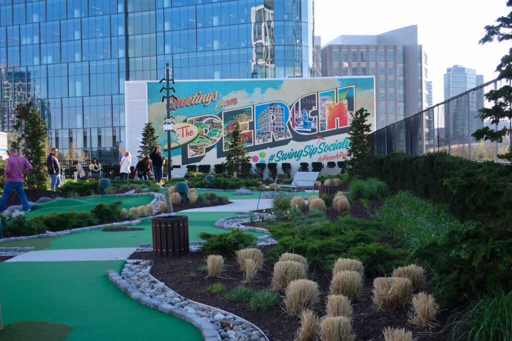 The Perch mural near Putt Putt Tysons VA