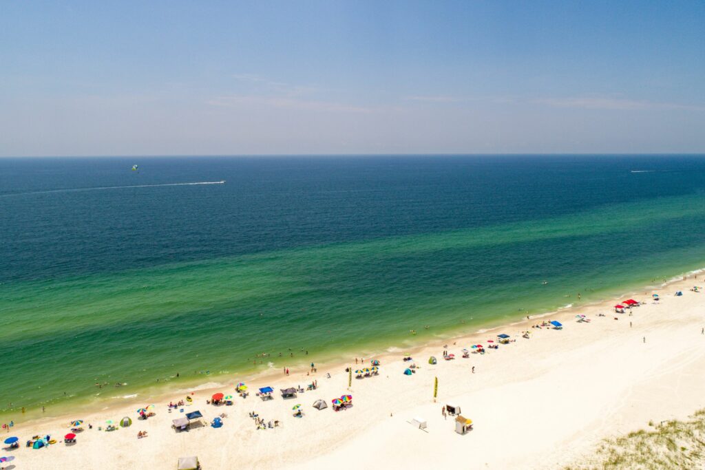 Strolling the beach is one of the best things to do in Gulf Shores Alabama