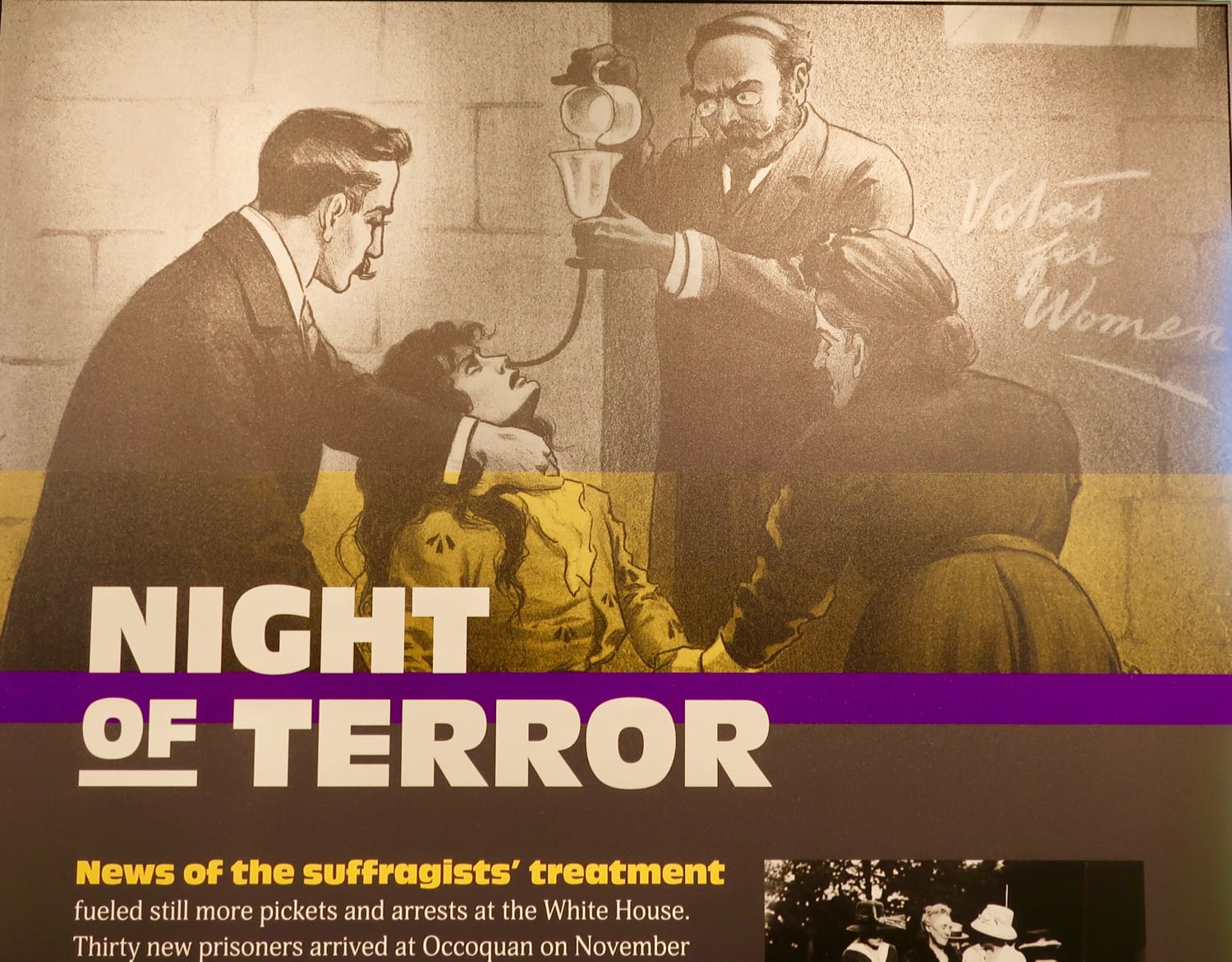 Night of Terror for arrested women suffragists at the Workhouse Lorton VA