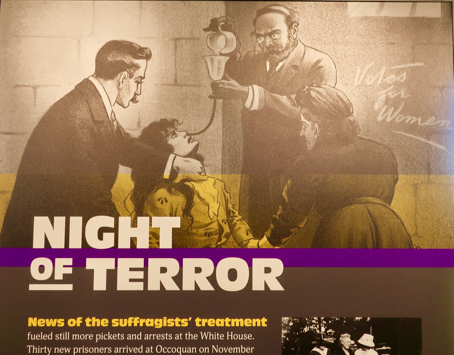 Night of Terror for arrested women suffragists at the Workhouse Lorton VA