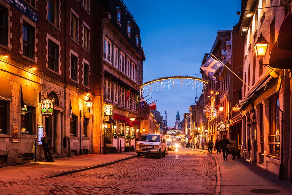 Old Montreal is one of the most romantic getaways in Canada.