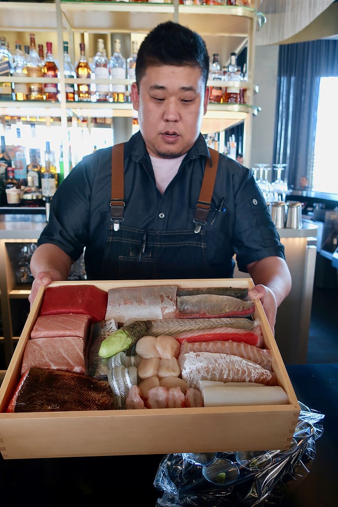 Preparing Omakase Dinner at Wren, The Watermark Hotel Tysons