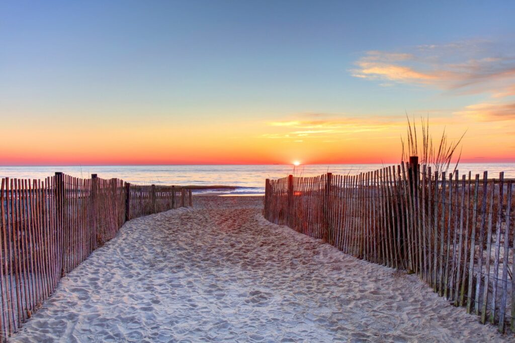 Sunset at Rehoboth Beach