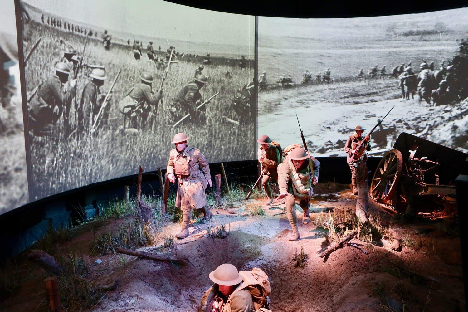 WWI Diorama at Nat museum of US Army VA