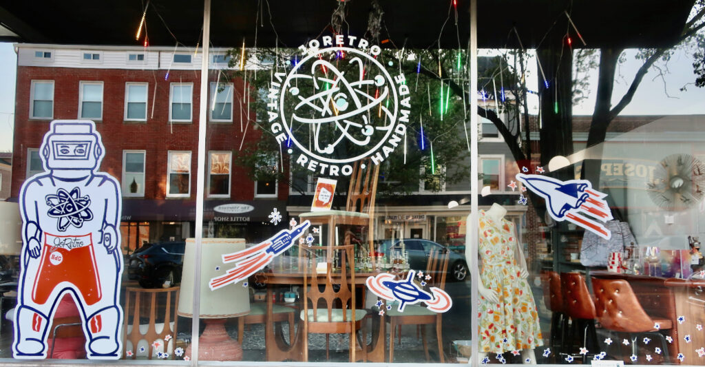 JoRetro shop window Havre de Grace MD