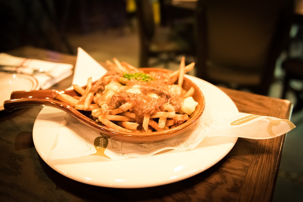 Traditional poutine at Gaspar Taverne.