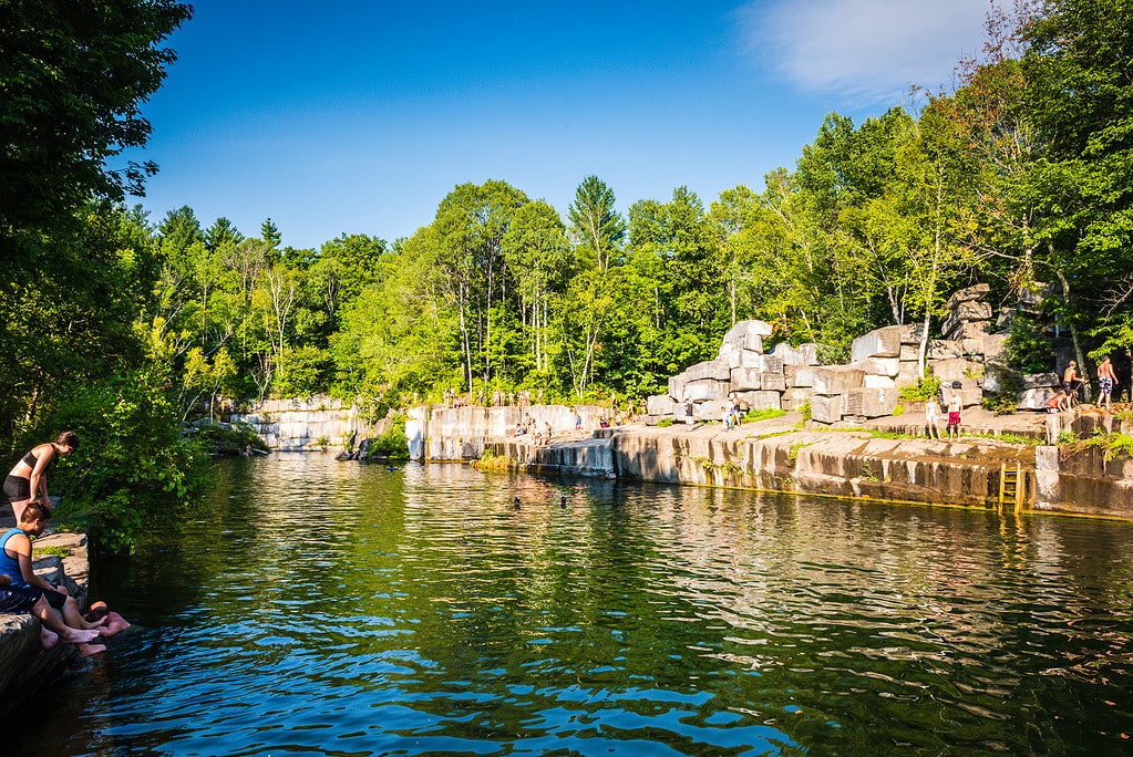 Dorset Quarry swimming hole.