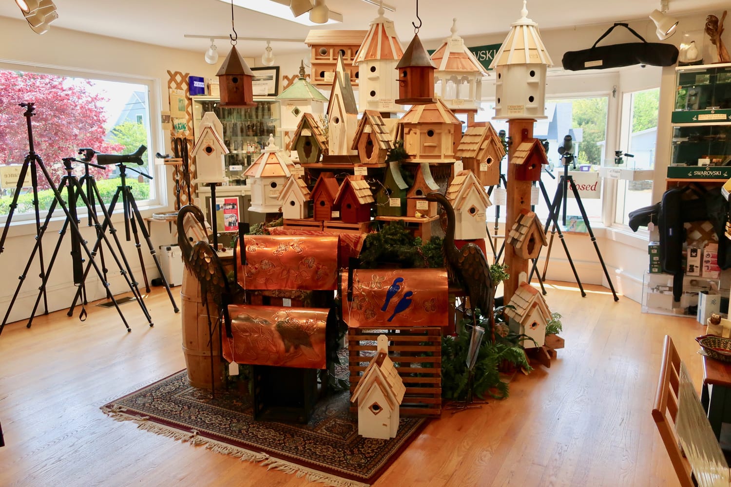 Birdhouses at The Audubon Shop Madison CT