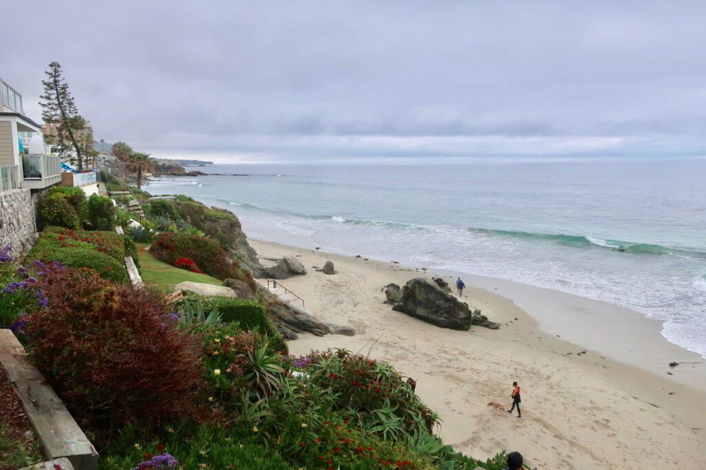 Laguna Beach CA Beach from above